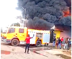 Fire guts Ogun Free Trade Zone, homes affected