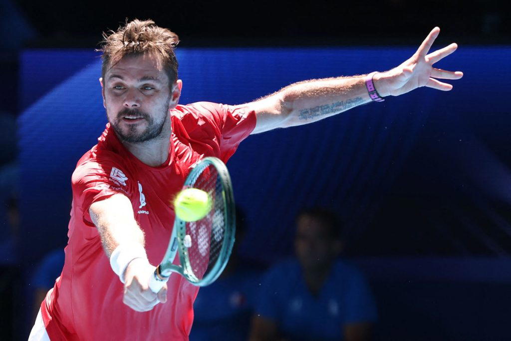 Wawrinka launches farewell season with thrilling United Cup win