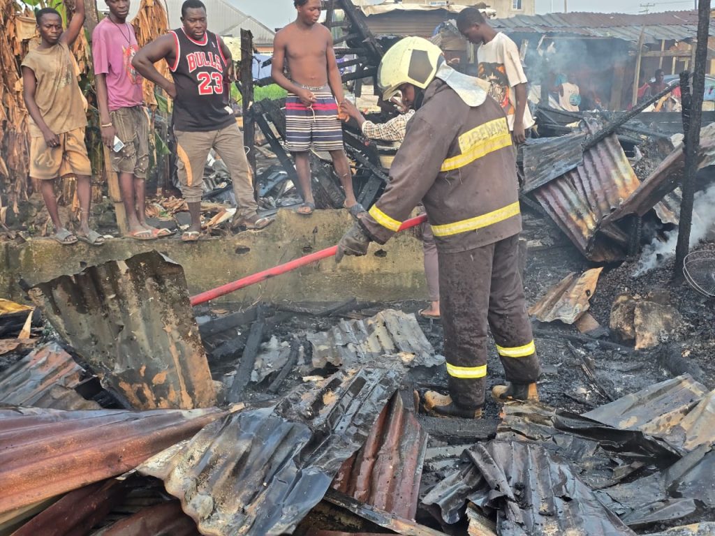 Firefighters battle New Year Day inferno in Abuja, several states