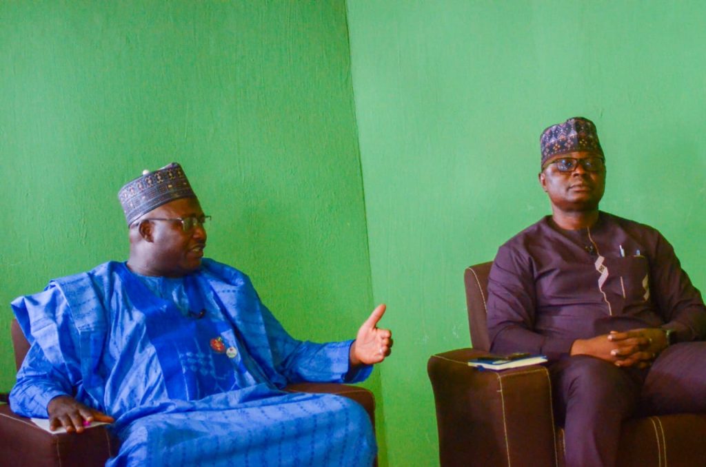 Mr. Peter Akolo, Director of Budget Peter and Commissioner of information, Dr. Ibrahim Tanko.
