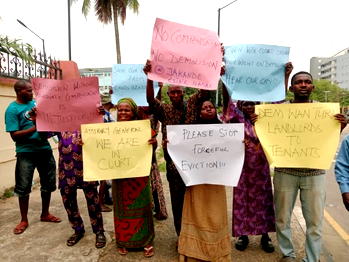 Jakande Estate residents protest planned demolition, demand court-backed compensation