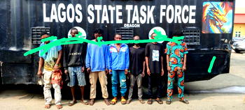 Crackdown: Lagos taskforce arrests 281 suspected ‘Omotaku’ in one week