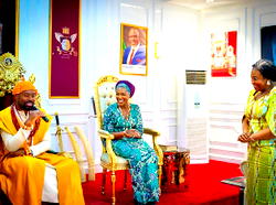 Olu of Warri hosts Commonwealth chief, harps on traditional leadership
