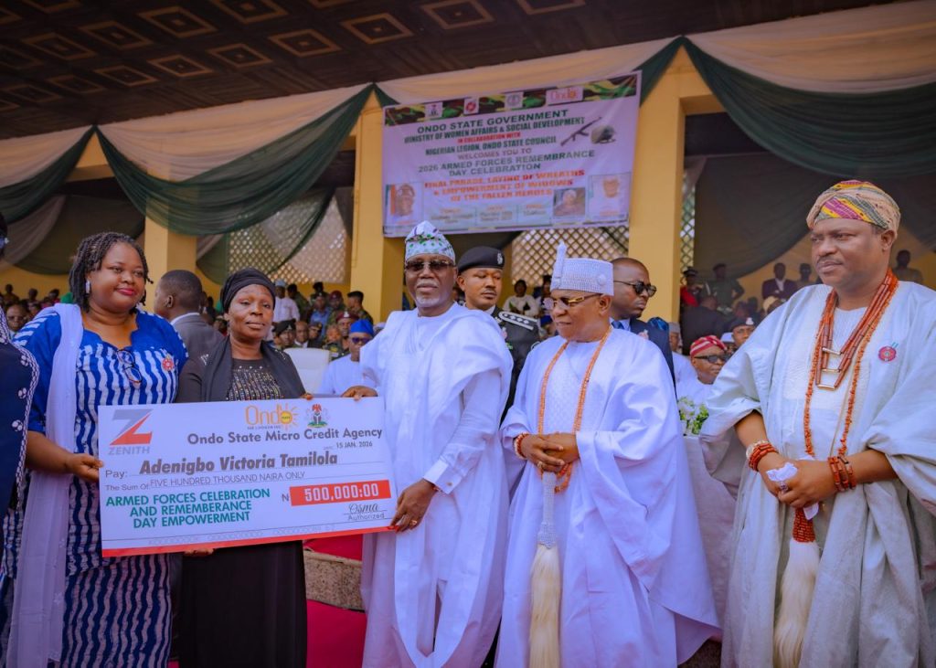 Armed Forces Remembrance Day: Aiyedatiwa unveils ₦50m lifeline for widows of fallen heroes