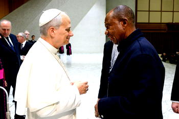 Vatican encounter: Pope grants private audience to Nigerian industrialist Leemon Ikpea