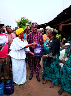 LG vice-chairman empowers 150 residents with business tools in Ado-Odo