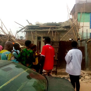 Many trapped as two-storey building under construction collapses in Ondo