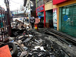 Ikeja Computer Village Fire: Traders appeal to Sanwo-Olu for financial support, blame power surge