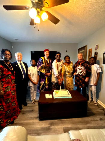 Mayor of Columbia gets African title as Okei celebrates birthday