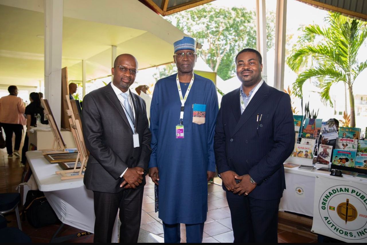 H.E Calvin St Juste -Chairman CIU SKN, Boss Mustapha-former Secretary to the Government of the Federation of Nigeria