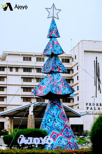 Àjoyò celebrates African cultural heritage , creates 40ft Adire Tree