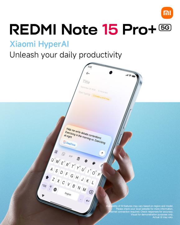 Xiaomi Unveils REDMI Note 15 Series REDMI Titan Durability Meets Advanced Imaging
