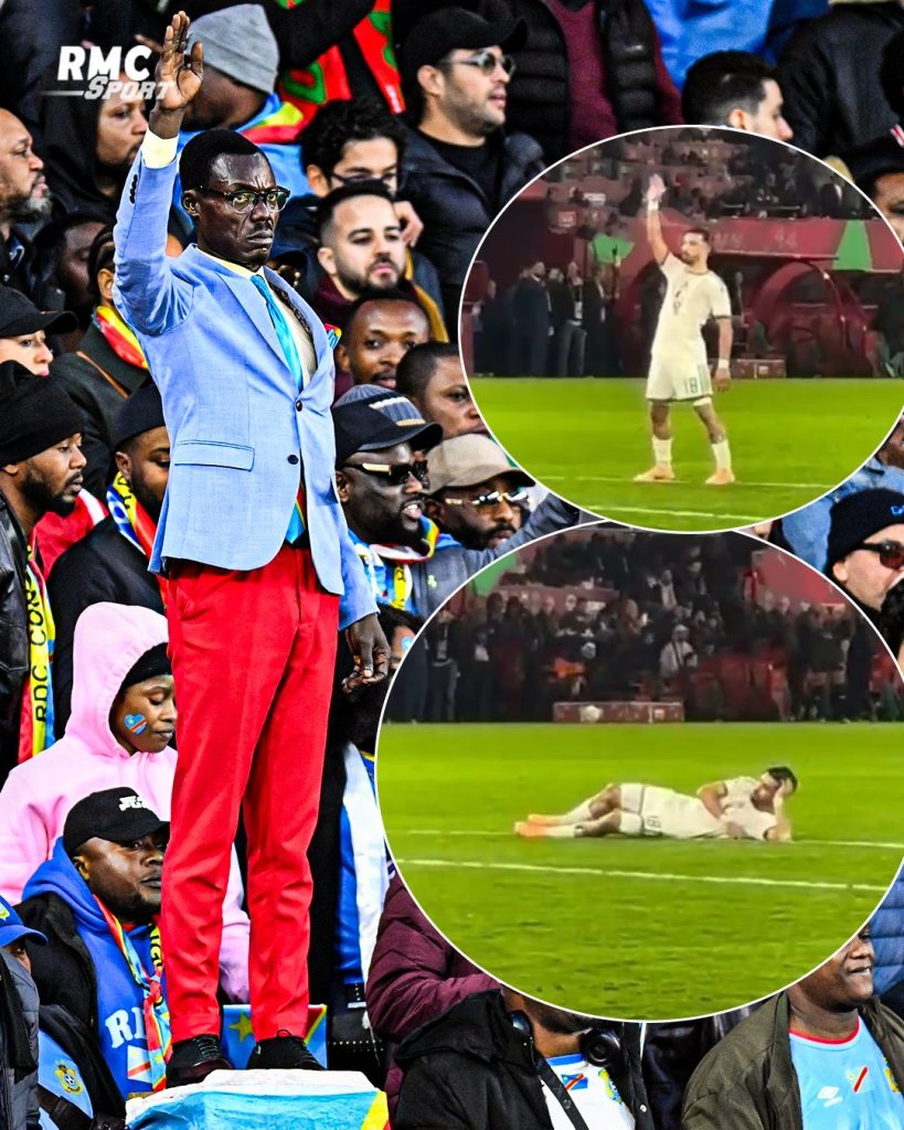 Algeria’s Amoura apologises for gesture toward famous DR Congo fan