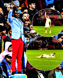 Algeria’s Amoura apologises for gesture toward famous DR Congo fan