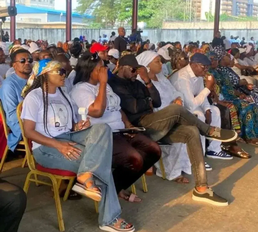 Iyabo Ojo, Odunlade Adekola, others attend Allwell Ademola’s service of songs