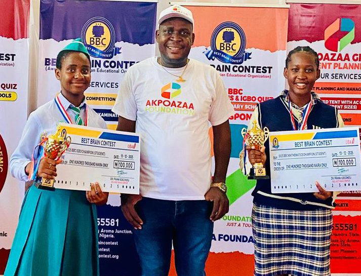 Best Brain Contest winners get over N1m cash rewards