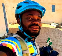 Nigeria to USA: Benue cyclist returns home after gruelling ride to Mauritania
