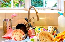 Soaking dishes in sink overnight breeds harmful bacteria, researchers warn