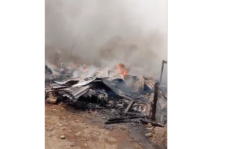 Fire guts scrap recycling site in Abule Egba, no casualties recorded