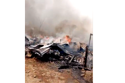 Fire guts scrap recycling site in Abule Egba, no casualties recorded