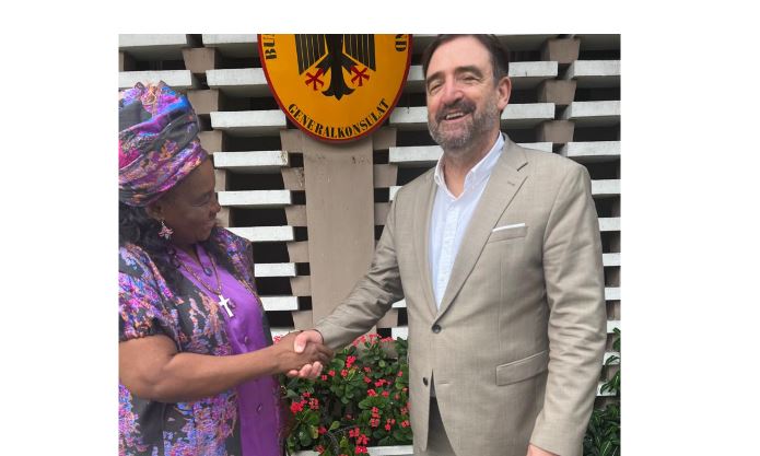 German Consul General engages Nigerian women leader on women’s empowerment, leadership