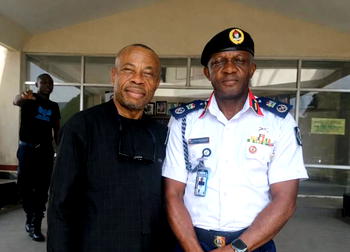 Ikpeme deepens security collaboration with NSCDC during courtesy visit in Calabar