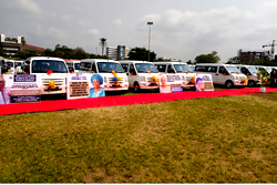 First lady donates 50 CNG buses, 30 tricycles to OAU