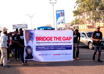 Jos hosts walk on climate impact, resource competition