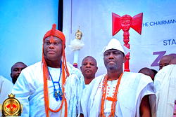 New face of Alaafin, Ooni rivalry: Okanlomo of Yorubaland (Seyi Tinubu) VS Okanlomo Oodua (Dotun Sanusi)