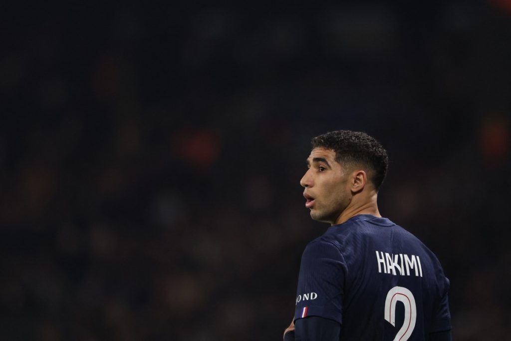 Hakimi, set to face trial for rape, in PSG Champions League matchday squad