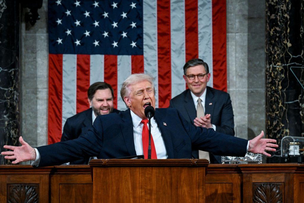 Five moments from Trump’s record-breaking State of the Union address