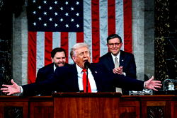 Five moments from Trump’s record-breaking State of the Union address