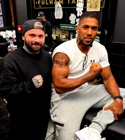 Anthony Joshua honours late friends with tattoos after Ogun crash