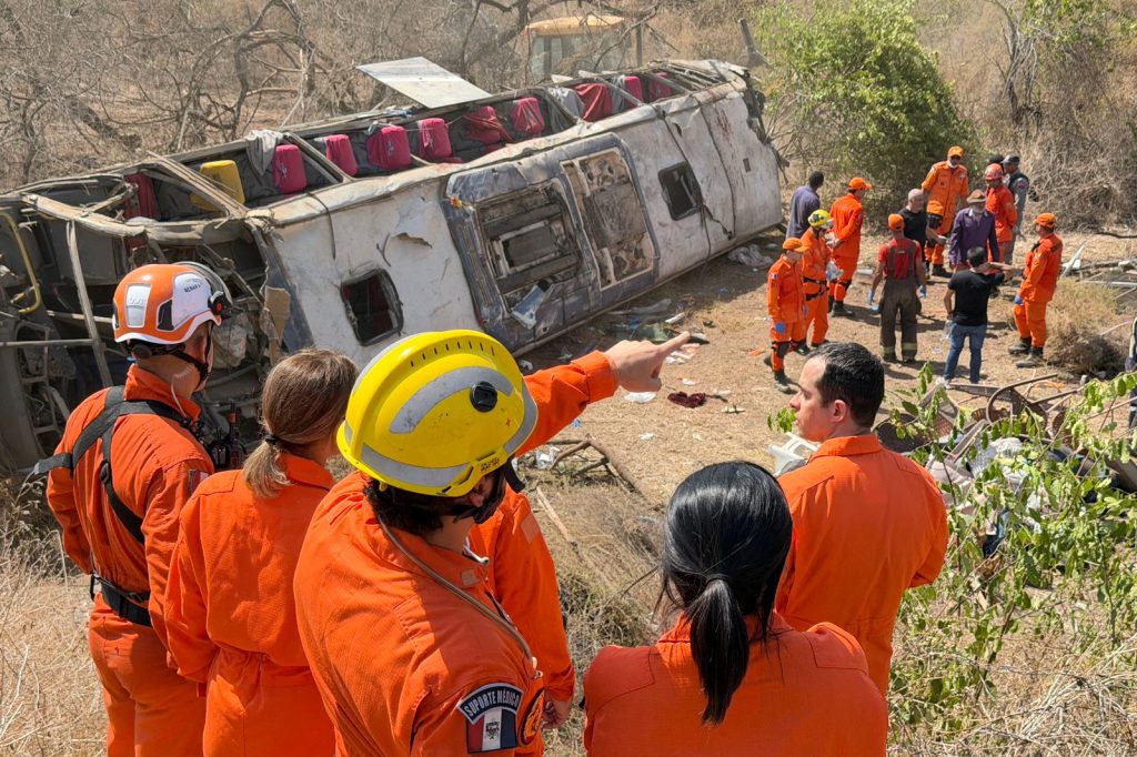 Bus accident kills at least 15 pilgrims in north-east Brazil