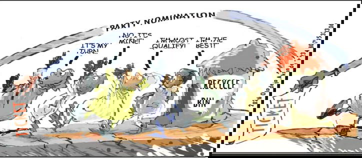 Cartoon: They are here again