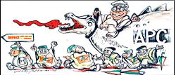 Cartoon: APC, PDP, ADC, EFCC, NNPC, ICPC, ETC … – Spot the difference