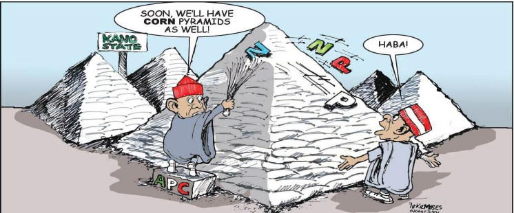 Cartoon: Pyramids of collapsible hope