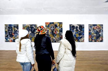 Goodluck Jane captivates London with solo exhibition – ‘Stitched Between Worlds’
