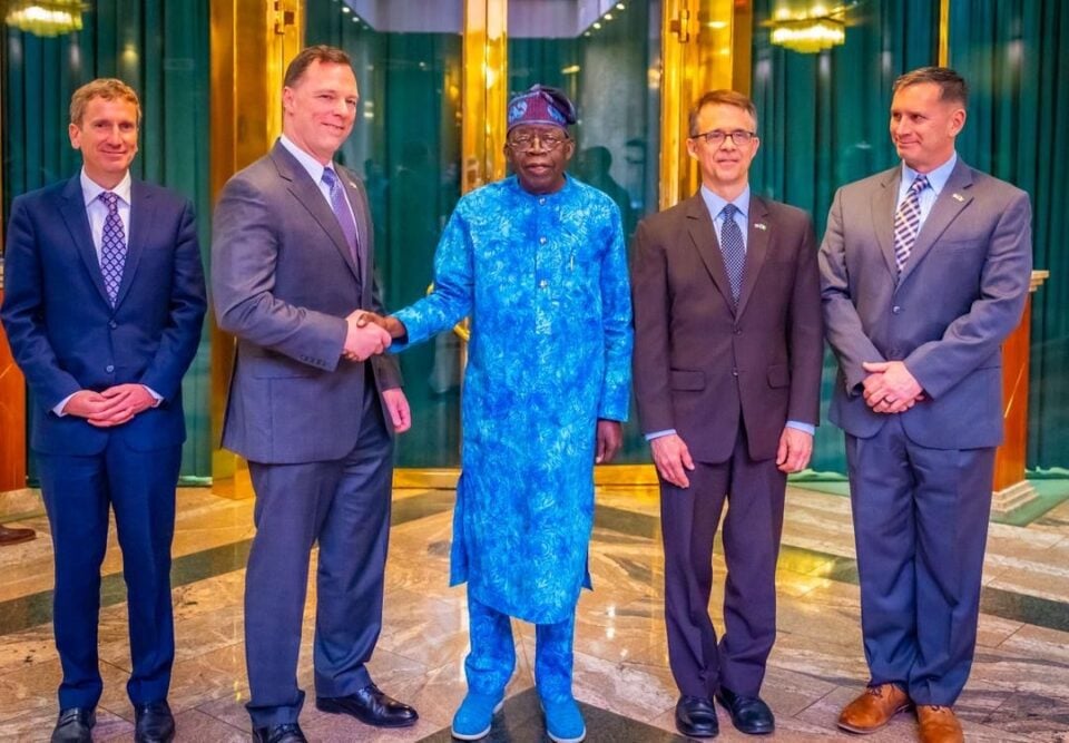 Tinubu receives US military delegation at Aso Rock