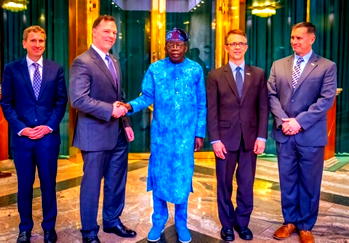 Tinubu receives US military delegation at Aso Rock