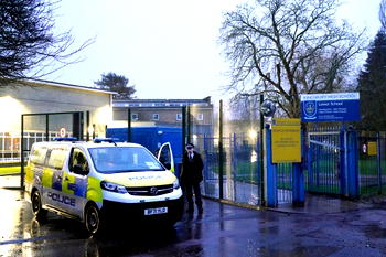 UK police arrest teen suspect after double stabbing at school