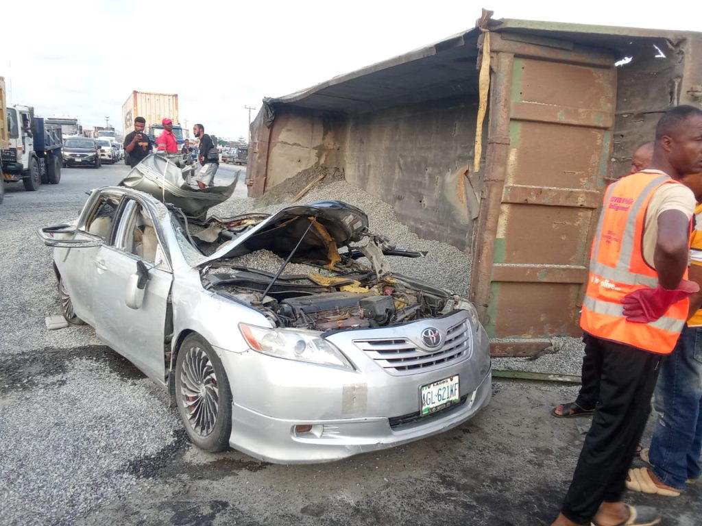 Lagos accident scene