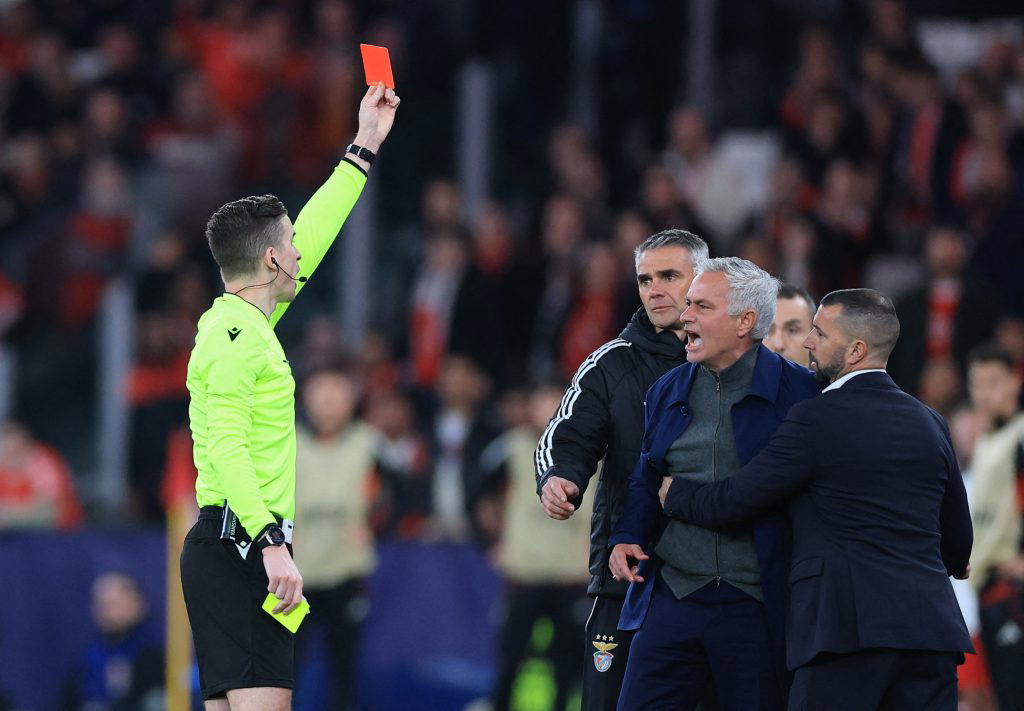 Champions League: Mourinho sees red as Real Madrid beat Benfica 1-0