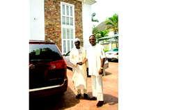 Osanebi gifts Alhaji Abam Toyota Sienna in Ramadan gesture