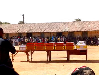 Protests mark burial of 7 victims of Plateau terror attack