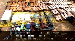 Troops recover N2.4m, 969 rounds of ammunition from alleged gunrunner