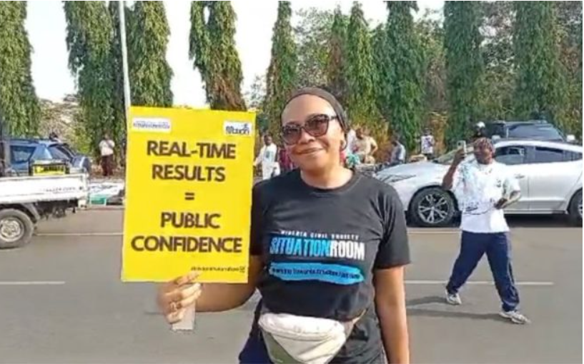 Protesters storm National Assembly over electronic transmission of results