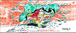 Cartoon: Raging, abandoned bull; till 2027