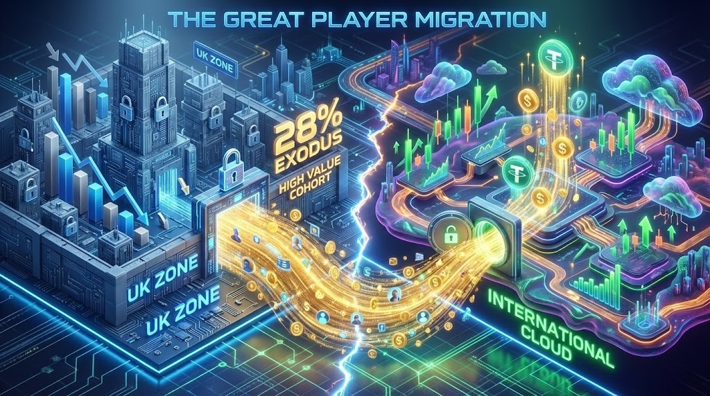 Statistical breakdown of UK online casino player migration patterns and demographics 2025-2026