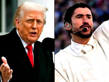 Bad Bunny celebrates Puerto Rico at Super Bowl, angering Trump
